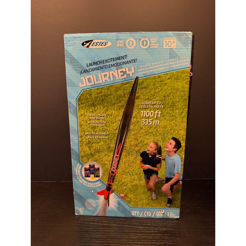 Estes Journey Model Rocket Launch Set 1441 Skill Level 2 Soars 1100ft New